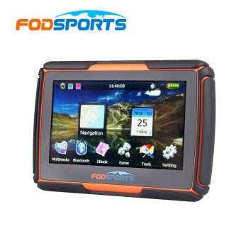 3 Colors available,Newest Version 4.3 Inch 8GB 256MB RAM Waterproof Moto Bluetooth GPS Navigation for Motorcycle+Free Maps