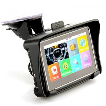 New Version 4.3 Waterproof IPX7 Motorcycle Bluetooth GPS Navigation MOTO Navigator with Free Maps 8G Flash for Car Motobike
