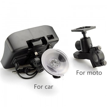 New Version 4.3 Waterproof IPX7 Motorcycle Bluetooth GPS Navigation MOTO Navigator with Free Maps 8G Flash for Car Motobike