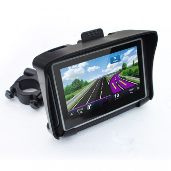 4.3 inch Waterproof IPX7 Motorcycle GPS Navigation MOTO navigator with FM bluetooth 8G Flash auto GPS with free maps