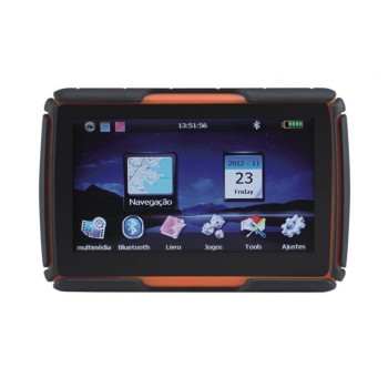 Best 4.3 Motorcycle GPS Navigation Car GPS IPX7 Waterproof Bluetooth Car GPS Navigator built in 8GB Free 2017 NEW Maps