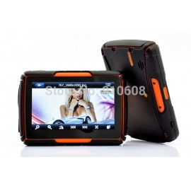4.3 inch motorcycle gps navigation Waterproof IPX 7 bluetooth FM Transmitter Free Maps