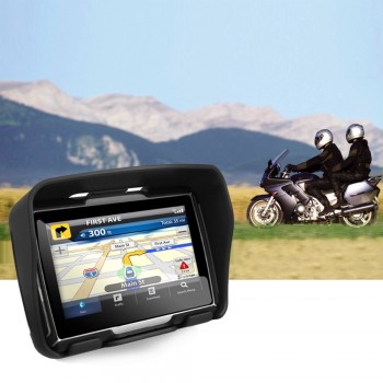 High Quality 4.3 Inch Motorcycle GPS Car GPS Navigation IPX7 Waterproof 8GB Internal Memroy Bluetooth BT With MAPS Free Shipping