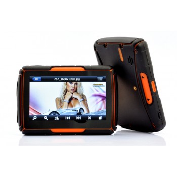 4.3 Motorcycle Car GPS Navigation 8GB 256MB FM for IPX7 Waterproof Bluetooth GPS Navigator Tracker Free Maps