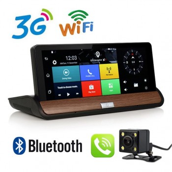 NEW 7 inch GPS Navigation Car DVR Camera Android GPS 3G Dual Lens FULL HD 1080P Automobiles dvr Video Recorder Dashcam wifi gps