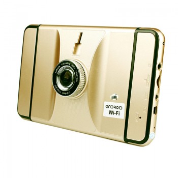 Car DVR GPS Navigation 7 Touch Screen Android 4.4.2 MTK8127 WIFI/FM/Bluetooth/HD 1080P Car DVR Recorder built in 8G Maps