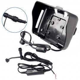 GPS accessories! Power Cable +Cradle holder Only suitable for Fodsports 4.3 inch Waterproof Motorcycle GPS Navigation