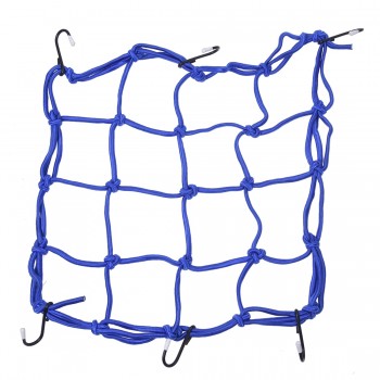 Motorcycle Luggage Net Mesh Safety Net Tension Power Transmission Grid Blue NEW
