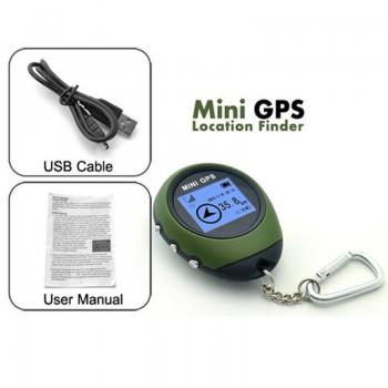 GPS Receiveramp;Location reliable Tracker Handheld Keychain USB Rechargeable Real Time Tracking Device For car Outdoor Travel
