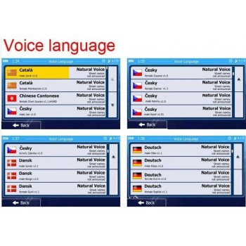 Fashion Car GPS 4.3 amp;quot; or 7amp;quot; HD Touch Screen Portable GPS Navigator FM MP3 Video Play Car Entertainment