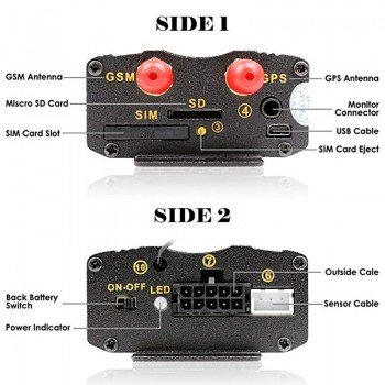 Vehicle GPS Tracker Remote Control Platform Band SD card GPS103 GPS GSM Tracker Auto Parts