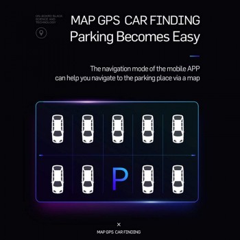 GPS Dual USB Car Charger 2 Port USB Adapter Quick Charger GPS APP Setting Control Auto Parts