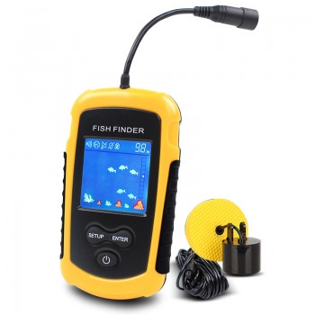 Marine GPS Fishing Lure Echo Sounder Fishing Finder Display 2018 Alarm 100M Portable Sonar LCD High Definition Fish Finders