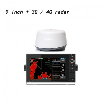 9+ 4G Color LCD Touch Screen Ocean Navigation AIS Receiver Marine GPS  Radar  Navigation  Fish Exploration 3D Display