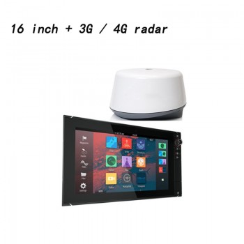 9+ 4G Color LCD Touch Screen Ocean Navigation AIS Receiver Marine GPS  Radar  Navigation  Fish Exploration 3D Display