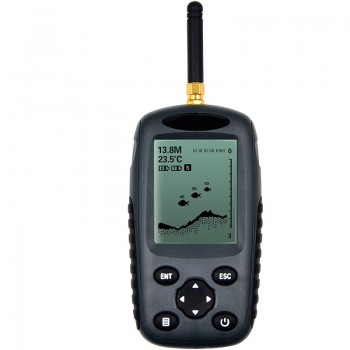Wireless Plastic Fish Detector  LCD Boat Finder Transducer Depth Alarm Visual HD Fishing Detector Marine GPS Wireless Underwater