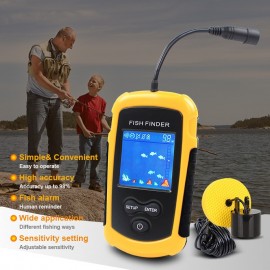 Fishing Finder Display 2018 Marine GPS Alarm 100M Portable Sonar LCD High Definition Fish Finders Fishing Lure Echo Sounder