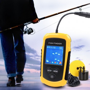 Fishing Finder Display 2018 Marine GPS Alarm 100M Portable Sonar LCD High Definition Fish Finders Fishing Lure Echo Sounder