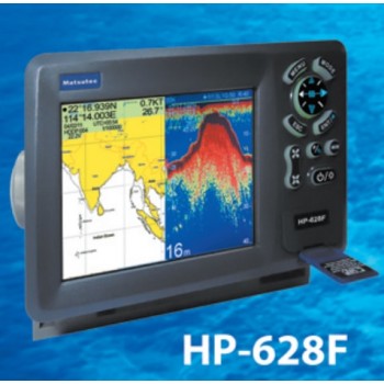Matsutec HP-628F MARINE COLOR Plotter Sounder  Fishfinder DUAL frequency 6 inch GPS/SBAS Navigator w/ High Sensitivity Antenna