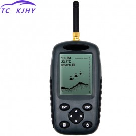Visual HD Fishing Detector Marine GPS Wireless Plastic Fish Detector  LCD Boat Finder Transducer Depth Alarm Wireless Underwater
