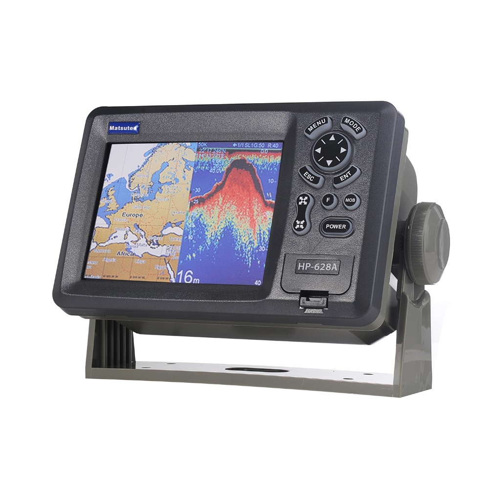 Matsutec HP-628A 5.6 Color LCD Class B AIS Transponder Combo High Sensitivity Marine GPS Navigator
