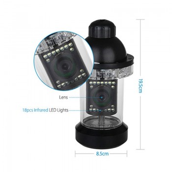 Auto Night Vision 360 Degree Photo Recording Marine GPS 7 Inch 20~50 M High Definition Underwater Fishing Device Camera Display