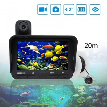 High-definition Night Vision Marine Gps 4.3 Inch 20 Meters Dual Lens Fish Detector Underwater Video Camera Fishing Device