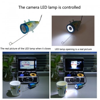 Auto 9 Inch Marine Gps Waterproof IP68 50 Meters High Definition 1000 Line Infrared White Light Fishing Fish Detector Display