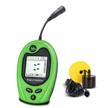 2018 Marine GPS Portable Fish Finder Depth Sonar Sounder 100M Feet Sonar Fish Sonar with Compas Function Display High Definition