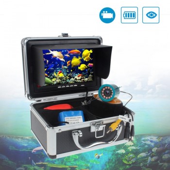 Auto Marine Gps Waterproof IP68 50 Meters Fishing High Definition 1000 Line Infrared White Light 9 Inch Fish Detector Display