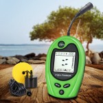 2018 Marine GPS Portable Fish Finder Depth Sonar Sounder 100M Feet Sonar Fish Sonar with Compas Function Display High Definition
