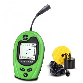 2018 Sonar Fish Sonar with Compas Function Display High Definition Marine GPS Portable Fish Finder Depth Sonar Sounder 100M Feet