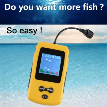 Auto Colorful Screen Cable Fish Detector Marine GPS Exquisite Water Depth Fish Quantity Location Water Grass Stone Display