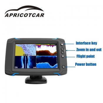7-inch Touch Screen GPS Tracker Navigation Side Sweep Full Sweeps Na Touch Screen Touch Side Scan Sea Map Fish Detector