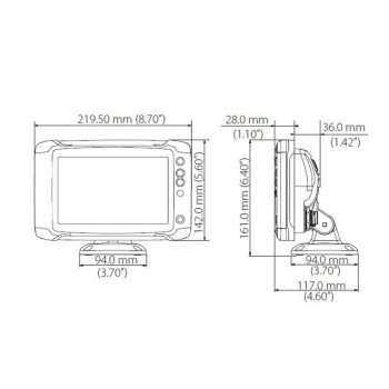 7-inch Touch Screen GPS Tracker Navigation Side Sweep Full Sweeps Na Touch Screen Touch Side Scan Sea Map Fish Detector