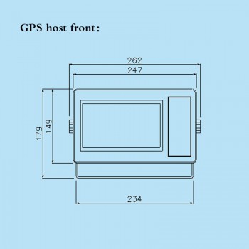 Marine GPS Navigator Two In One Chart Machine GPS amp; Accessories TFT 7 Inches True Color Liquid Crystal Marine GPS Display