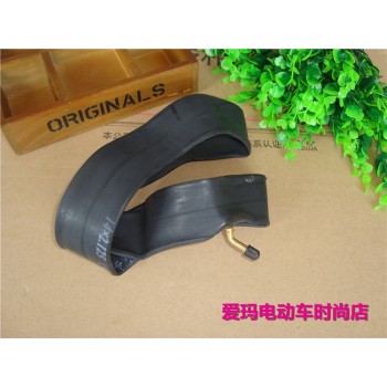 Inner Tube 14 x 2.125 with a Bent Angle Valve Stem fits many gas electric scooters and e-Bike 14x2.125