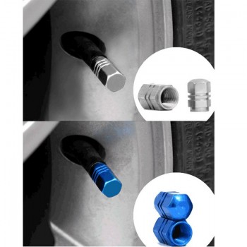 4ps Color New Tire Caps Aluminium Alloy Air Valve Caps Four Pieces Motorcycle Parts Valve Black Silver Red Gold Blue