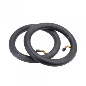 GOOFIT 8 X 1 1/4 Curved Bent Stem Inner Tube Tire for A-Bike Folding Bike Scooter Q001-020