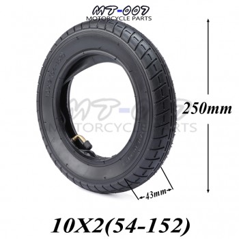 10x2/54-152 tire tyre inner tube fits mountain buggy electric scooter balancing car free shipping