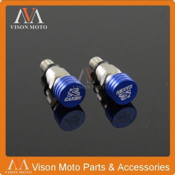 M5 0.8MM Blue Fork Air Bleeder Relief Valve For Yamaha YZ85 125 YZ250 YZ250F YZ450F WR250F WR450F Dirt Bike Motorcycle Motocross