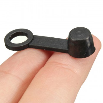 4Pcs Universal Black Motorcycle Motorbike Rubber Brake Bleed Nipple Grease Cap Dust Cover