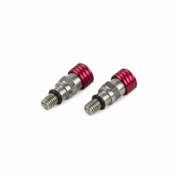 2Pcs Motocross Fork Air Bleeder Valves Screw M5x0.8 for Showa for KAYABA Fork Motorcycle Stainless Steel Air Relief Valve