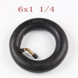 Free shipping Inner Tube 6X1 1/4 with a Bent Angle Valve Stem fits many gas electric scooters Motorcycle parts