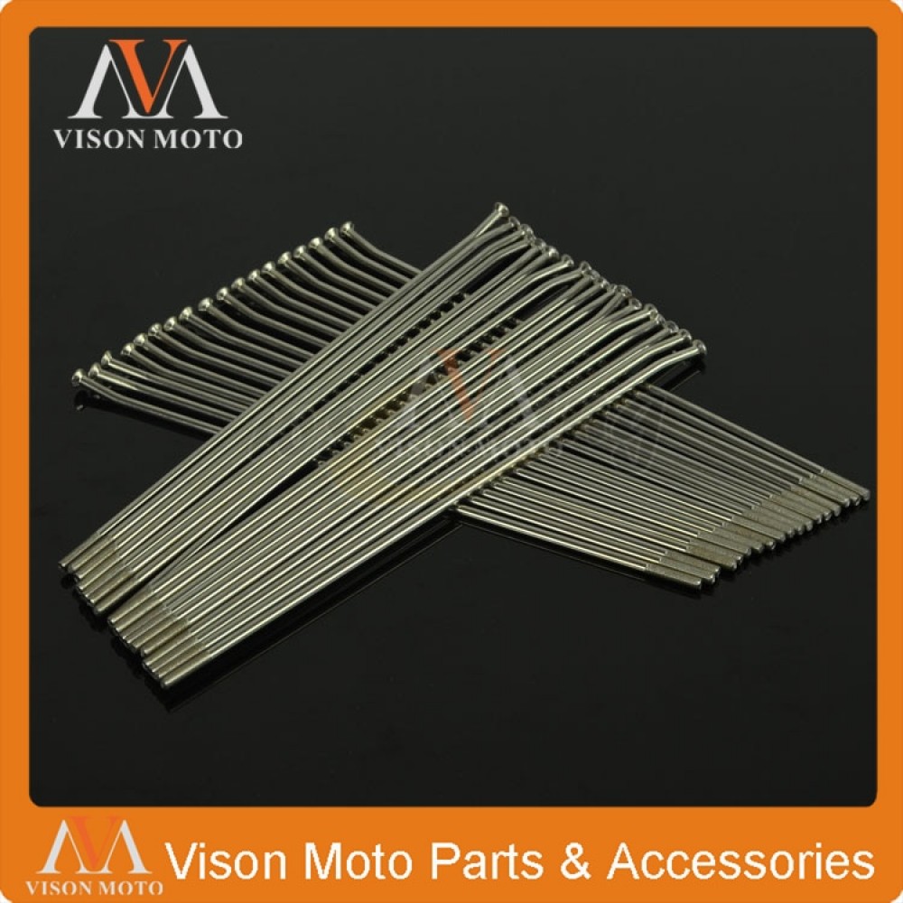 18 Stainless Steel Rear Wheel Spokes Nipples For HONDA CR125R 95-07 CR250R  CR500R 95-01 CRF250R CRF250X 04-15 CRF450R CRF450X