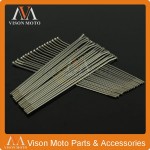 18 Stainless Steel Rear Wheel Spokes Nipples For HONDA CR125R 95-07 CR250R  CR500R 95-01 CRF250R CRF250X 04-15 CRF450R CRF450X