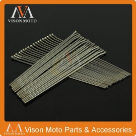 18 Stainless Steel Rear Wheel Spokes Nipples For HONDA CR125R 95-07 CR250R  CR500R 95-01 CRF250R CRF250X 04-15 CRF450R CRF450X