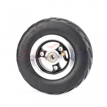 6X2 Inflation Tire Wheel Use 6 Tire Alloy Hub 160mm Pneumatic Tyre Electric Scooter F0 Pneumatic Wheel Trolley Cart Air Wheel
