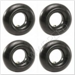 145/70-6 Tire TUBE (4) TIRE INNER TUBES 145 70x6 TR87 90 Bent valve replaces innter tube with cap ATV 4-WHEELS DINO HUMMER 4PCS