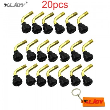 XLJOY PVR70 Tubeless Tire Valve Stems 90 degree Pull-In Auto For Scooter Moped ATV Quad Pit Dirt Bike Motorcycle